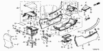 83405T2FA01 - Interior/Bumper: PIN, HINGE for Honda Image