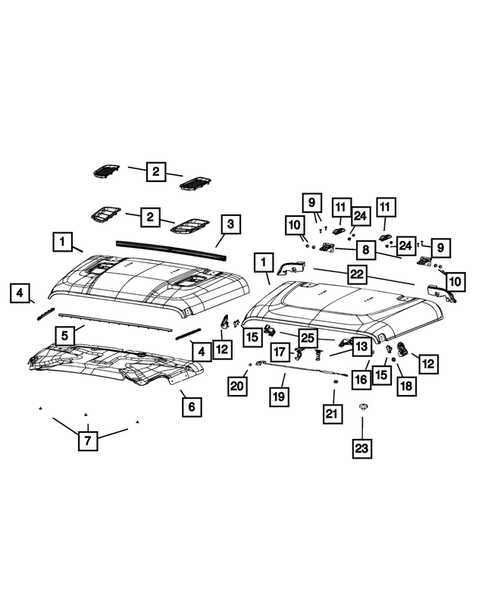 Hood and Hood Release for 2018 Jeep Wrangler #0
