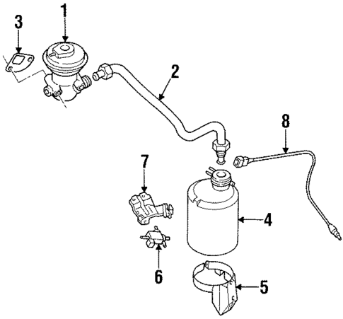 Emission Components for 1998 Nissan Quest #0