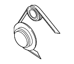 4663950AF - Cooling System: AC Belt for Chrysler: 300M, Concorde, LHS, New Yorker, Prowler | Dodge: Intrepid Image