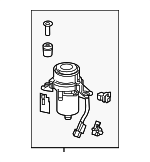46460T22A01 - Body: Power Brake Booster Vacuum Pump for Honda: Civic Image