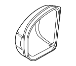 22081009647368 - Body: Mirror Housing for Mercedes-Benz Image