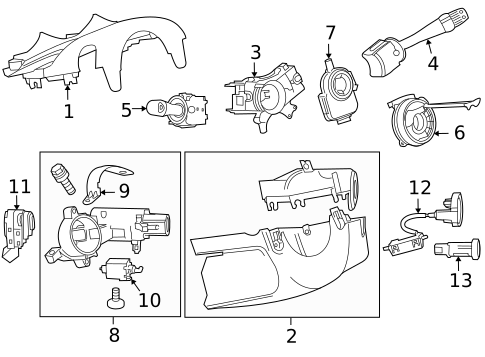 Switches for 2014 Chevrolet Cruze #1