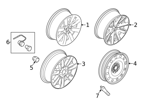 Wheels for 2010 Ford Flex #0