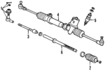 MB912519 - Steering: Outer Tie Rod for Mitsubishi Image