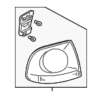 7L6945095Q - Electrical: Tail Lamp Assembly for Volkswagen: Touareg Image