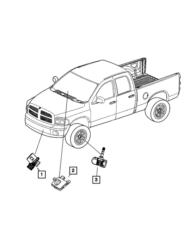 56029319AC - Electrical: Tire Pressure Sensor for Mopar Image