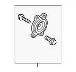 4M0498625F - Brakes: Wheel Bearing for Audi: A4, A4 allroad, A4 Quattro, A5 Quattro, A5 Sportback, A7 Sportback, A8 Quattro, Q5, Q5 PHEV, Q5 Sportback, Q7, RS5, RS5 Sportback, S4, S5, S5 Sportback, S7 Sportback, S8, SQ5, SQ5 Sportback Image