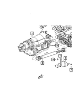 5142379AA - All Wheel Drive; Differential and Drive Line: Driveshaft Boot for Chrysler: 300 | Dodge: Charger, Magnum Image