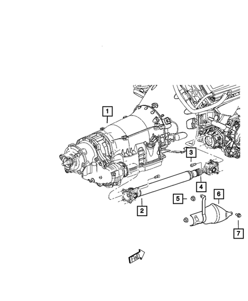 Drive Shaft for 2013 Dodge Charger #1
