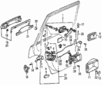 75556605010 - Body/Air Conditioning: BOLT, LOCK STRIKER for Honda Image