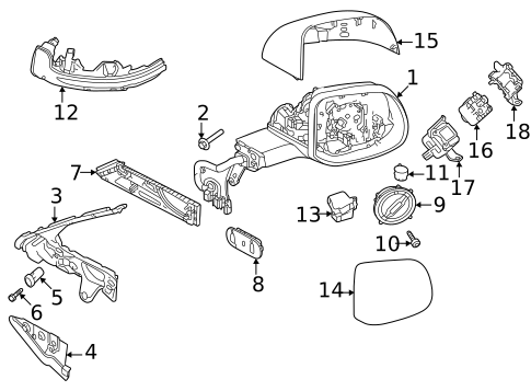 Mirrors for 2022 Land Rover Range Rover #1