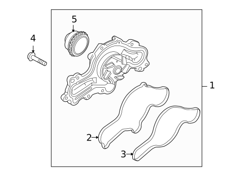 Water Pump & Related Components for 2011 Ford Taurus #0