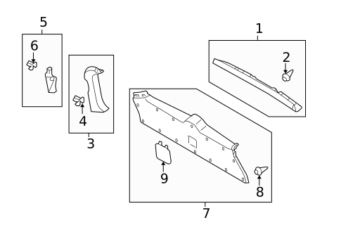 Interior Trim for 2009 Lexus LX570 #0