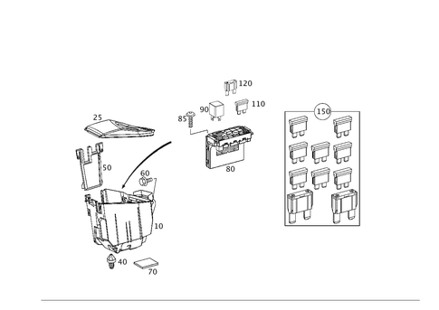 Apparatus Case and Control Units for 2006 Mercedes-Benz C55 AMG #0
