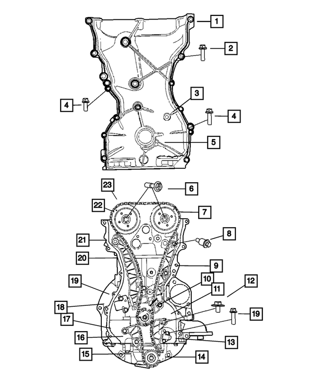 « 6102258AA – Engine 2.0L Four Cylinder : Bouchon pour Mopar Image »