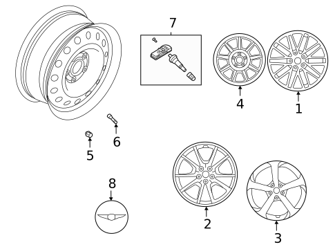 Wheels for 2021 Genesis G70 #0