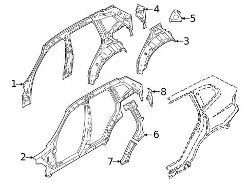 Inner Structure for 2021 BMW X4 #0