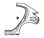 61602WB005 - : Quarter Panel for Toyota Image