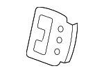 61315WB001 - Body: Door Lock Striker Plate for Toyota Image