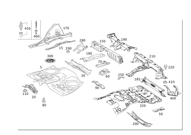 19909900 - Substructure: Hexagon Head Screw for Mercedes-Benz Image image