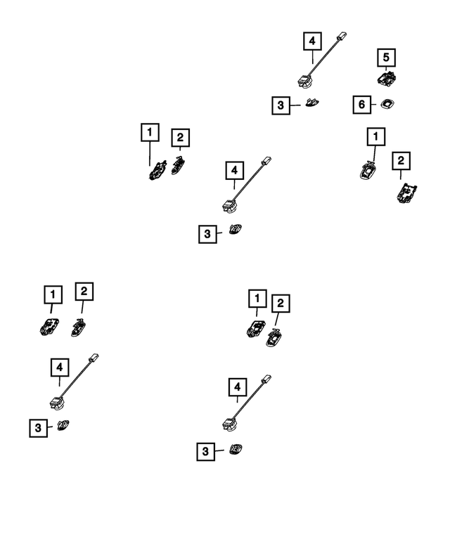 6UT58TX7AA - Interior Trim: Dome Lamp Bezel for Mopar Image