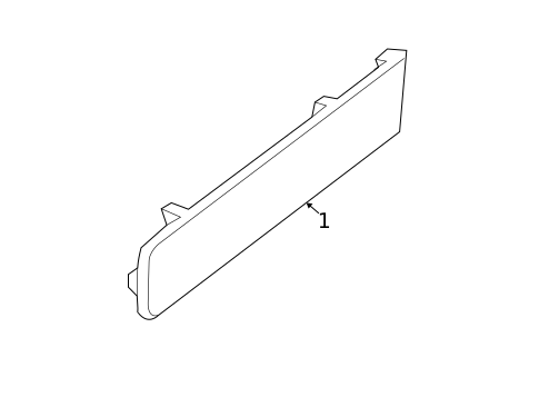 Exterior Trim - Pillars for 2018 Chevrolet City Express #0