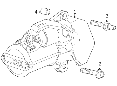 Starter & Related Components for 2024 Chevrolet Trax #0