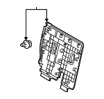 717010E060 - : Seat Back Panel for Lexus Image