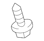 9015960498 - Body: License Molding Screw for Lexus: ES300h, ES350, GS F, GS Turbo, GS200t, GS300, GS350, GS430, GS450h, GS460, IS F, IS200t, IS250, IS300, IS350, LS430, LS460, LS600h, RC F, RC200t, RC300, RC350, RX350, RX350L, RX450h, RX450hL Image