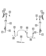 6036773AA - Restraints: Pan Head Screw for Mopar Image