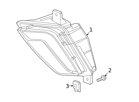 Daytime Running Lamp Components for 2016 Chevrolet Volt #0