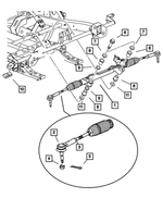 5104889AA - Steering: Power Steering Gear for Mopar Image