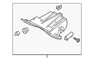 CV6Z5806010BB - Body: Glove Box Housing for Ford Image