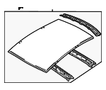 BJYE7060X - Body: Roof Panel for Mazda: Protege5 Image