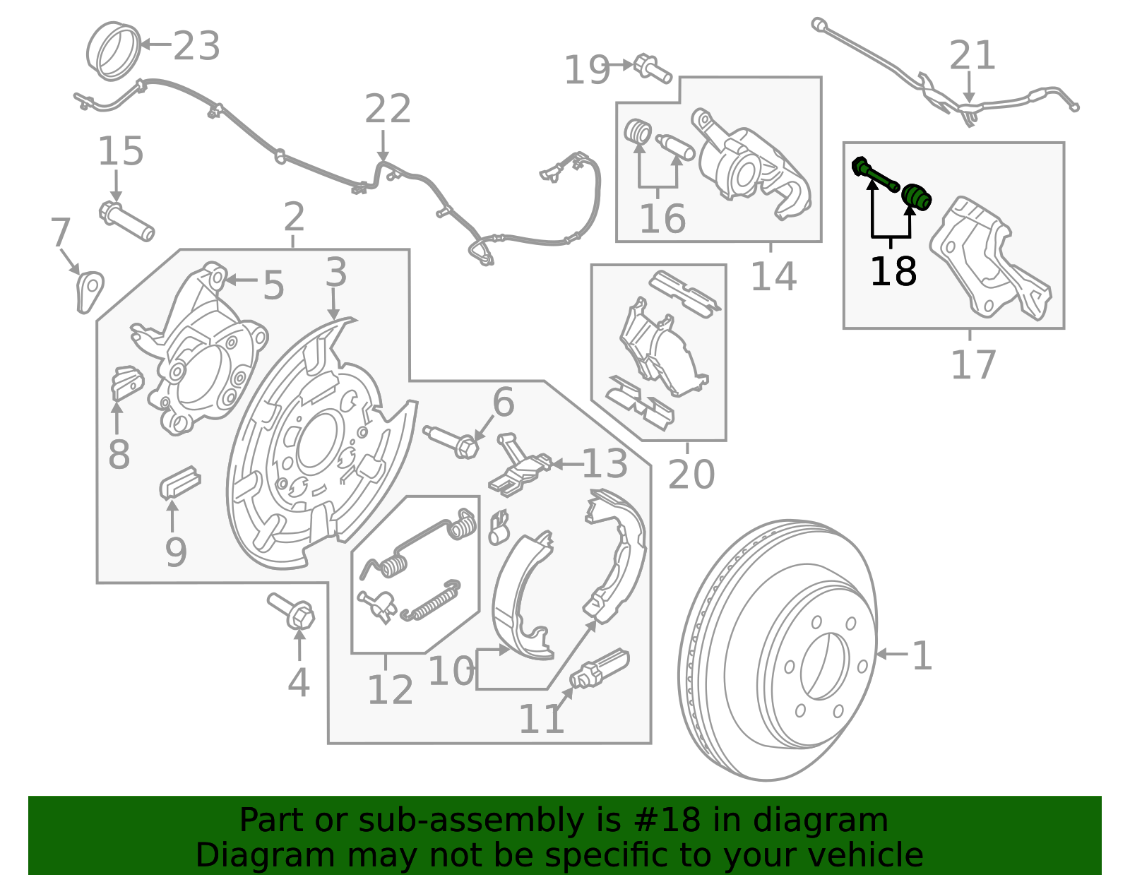 2012-2020 Ford F-150 Caliper Support Retainer Kit CL3Z-2C150-A | OEM ...