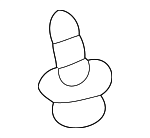 9015960500 - Body: Fender Liner Bolt for Toyota Image