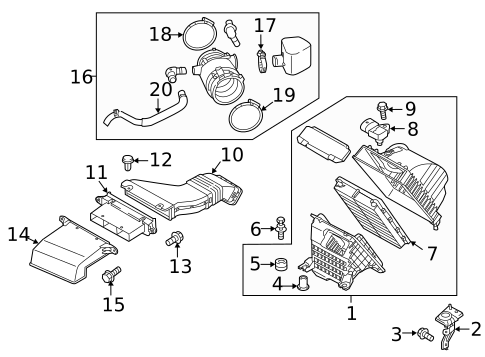 Air Intake for 2018 Kia Sedona #0