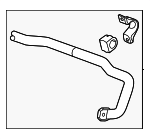 84739114 - : Stabilizer Bar for Acura Image