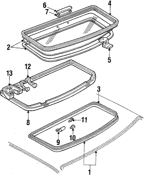 Sunroof for 1985 Ford LTD #0