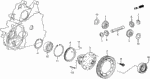 41321PL3T00 - Transmission - Automatic: SHAFT, PINION for Honda Image