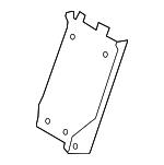 89980M6500WK - Body: Back Panel for Kia: Forte Image