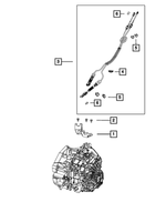 68166668AA - C635; 6-Speed; Manual Transaxle: Bracket for Dodge: Dart Image