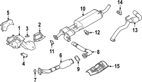 Exhaust Manifold for 2022 Nissan Frontier #0