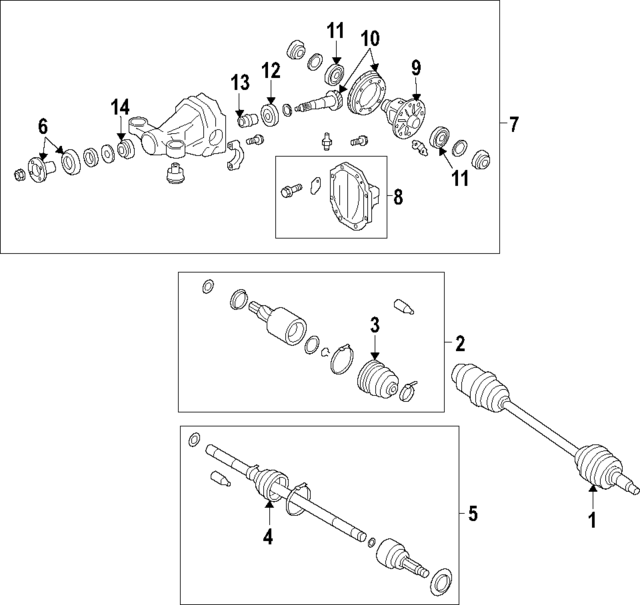 9036650001 - : Side Bearings for Subaru: BRZ Image