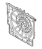 17428477380 - Cooling System: Fan Shroud for BMW: 330i, 330i xDrive, i4, iX Image