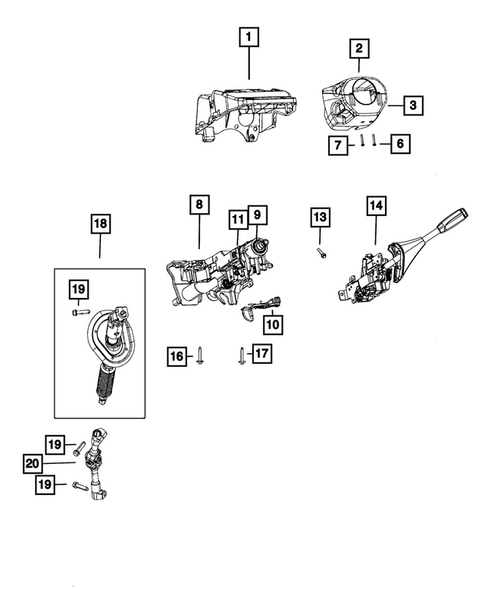Steering Column and Intermediate Shaft for 2025 Ram 2500 #0