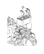 56047253AH - Electrical: Alternator And Battery Wiring for Mopar Image