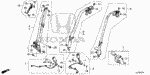 81441S2GN51 - Interior/Bumper: COLLAR (5H) for Honda Image