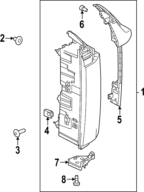 Tail Lamps for 2024 GMC Hummer EV Pickup #0